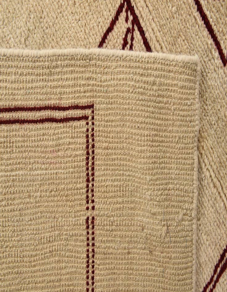 Detail image of  8' x 10' 9  Hand Knotted Moroccan Wool Rug