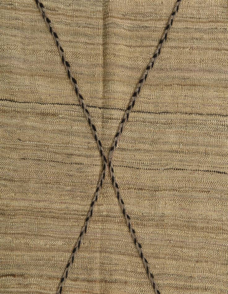 Detail image of  10' 9 x 11' 10  Hand Knotted Moroccan Wool Rug