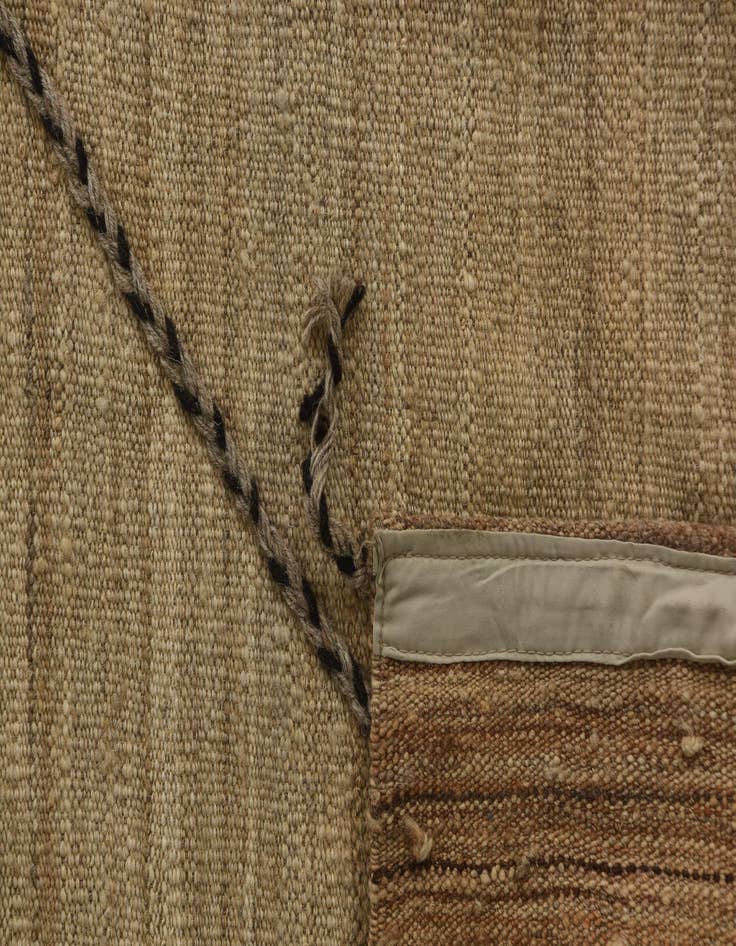 Detail image of  10' 9 x 11' 10  Hand Knotted Moroccan Wool Rug