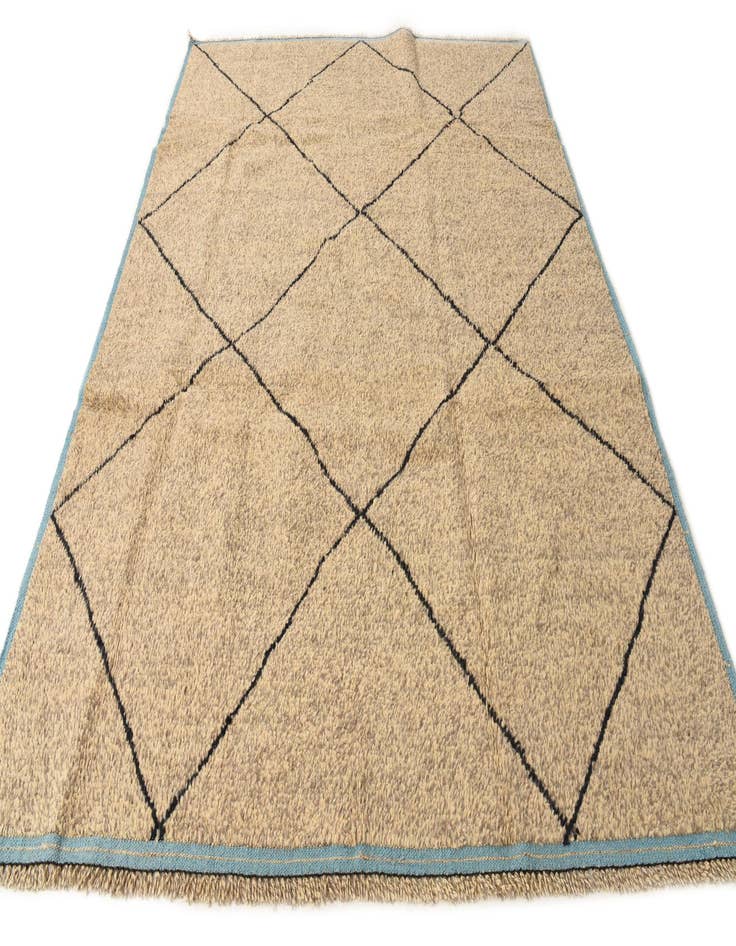 Detail image of  8' x 10' 2  Hand Knotted Moroccan Wool Rug