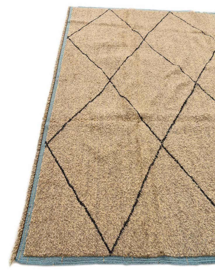 Detail image of  8' x 10' 2  Hand Knotted Moroccan Wool Rug