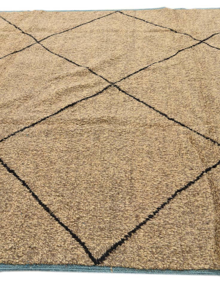 Detail image of  8' x 10' 2  Hand Knotted Moroccan Wool Rug