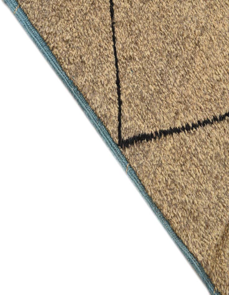 Detail image of  8' x 10' 2  Hand Knotted Moroccan Wool Rug