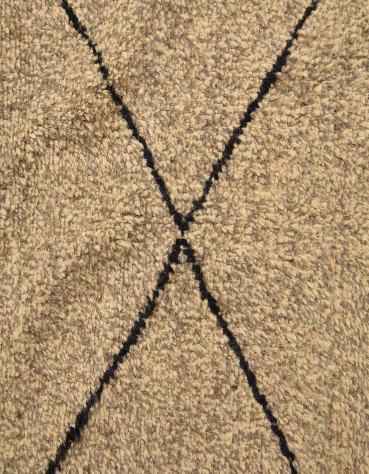 Detail image of  8' x 10' 2  Hand Knotted Moroccan Wool Rug