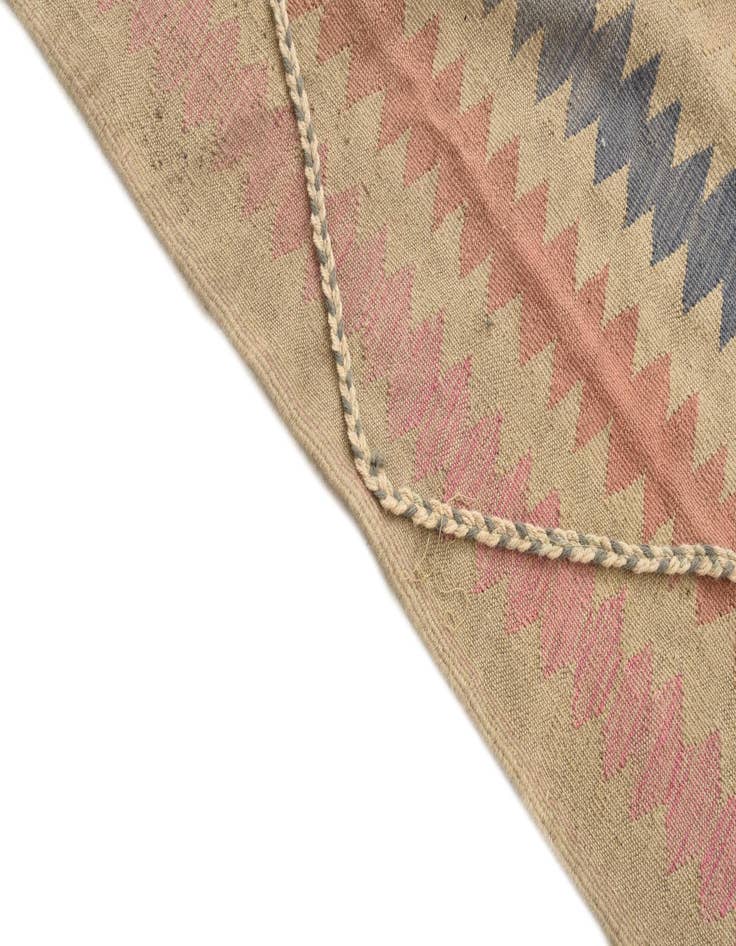 Detail image of  4' 8 x 6' 6  Hand Knotted Moroccan Wool Rug