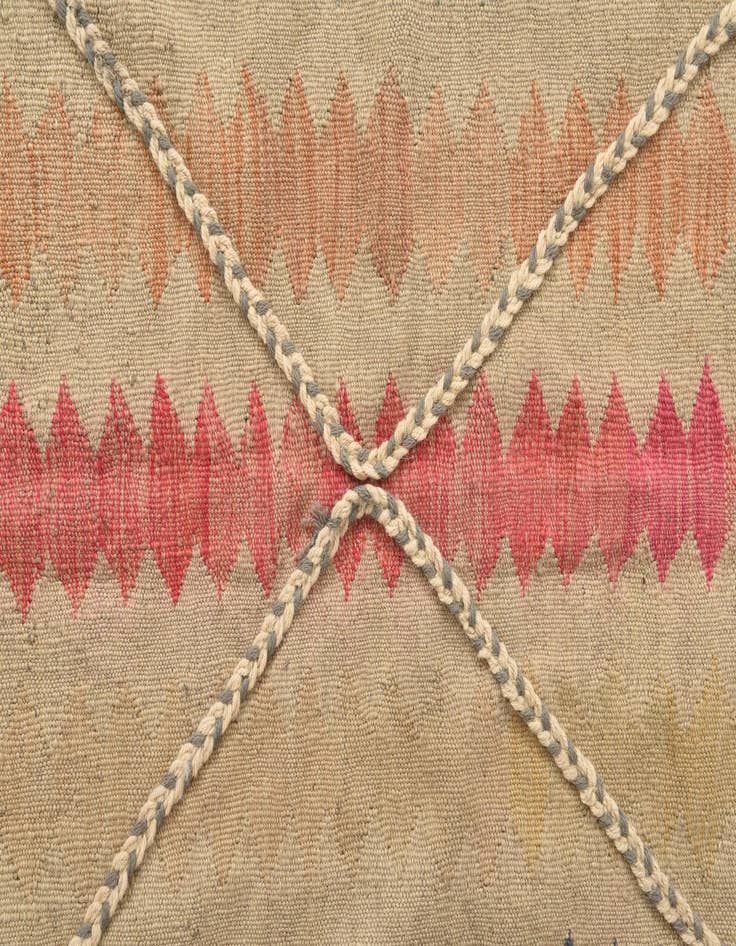 Detail image of  4' 8 x 6' 6  Hand Knotted Moroccan Wool Rug