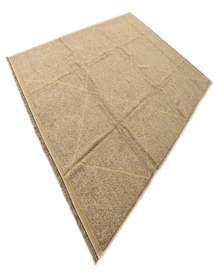 Detail image of  9' 3 x 12' 6  Hand Knotted Moroccan Wool Rug