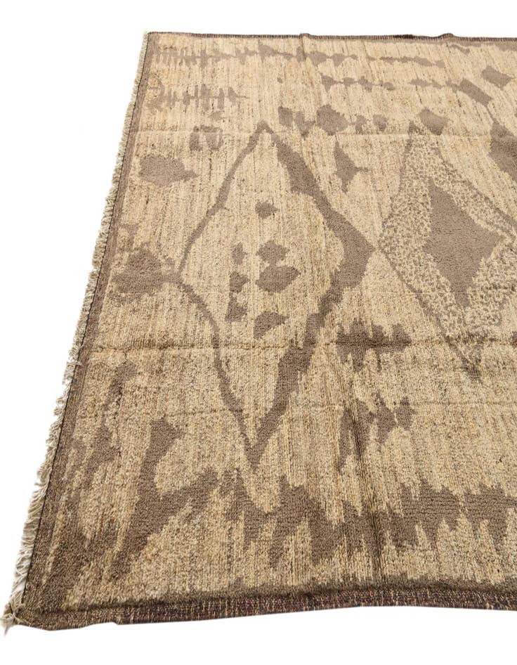 Detail image of  9' 3 x 12' 3  Hand Knotted Moroccan Wool Rug