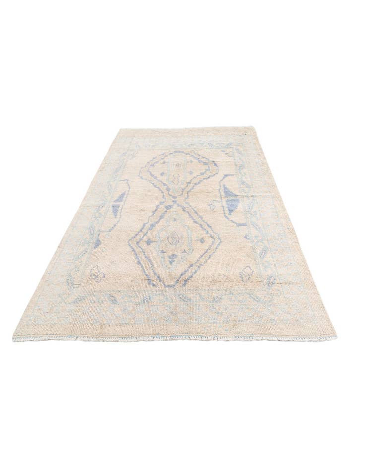 Detail image of  5' 8 x 8' 8  Hand Knotted Moroccan Wool Rug