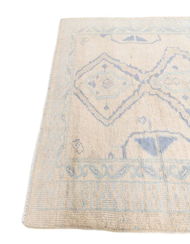 Detail image of  5' 8 x 8' 8  Hand Knotted Moroccan Wool Rug