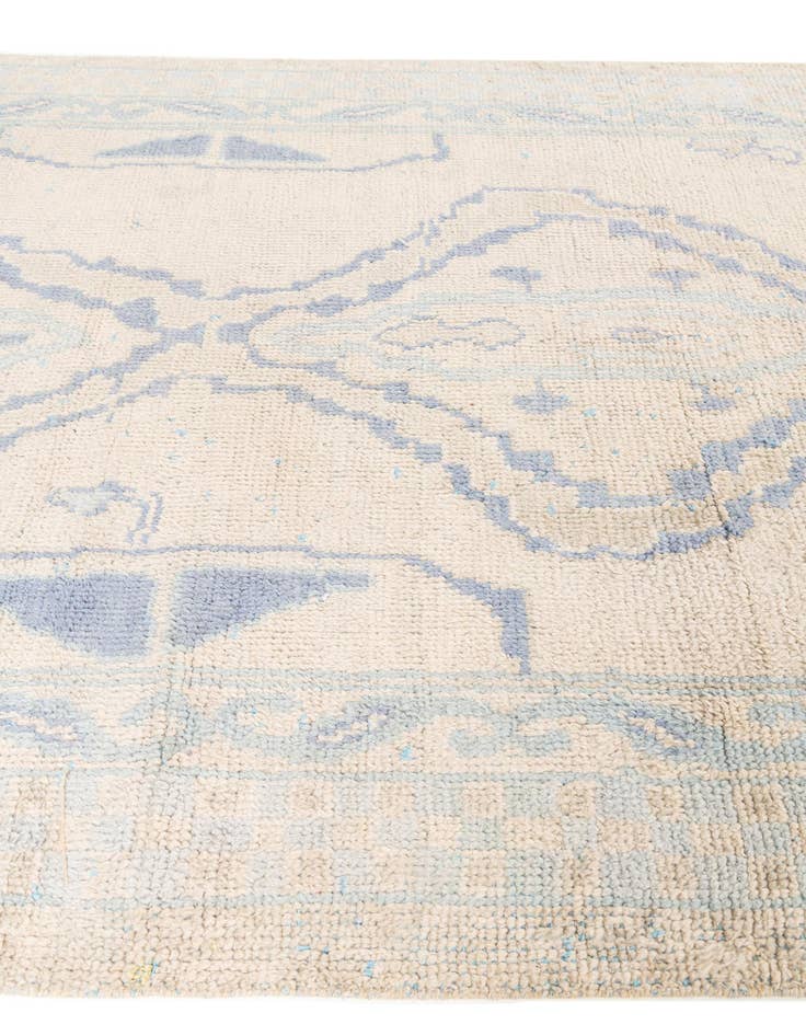 Detail image of  5' 8 x 8' 8  Hand Knotted Moroccan Wool Rug