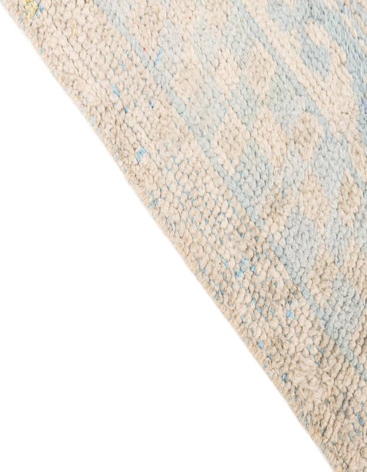 Detail image of  5' 8 x 8' 8  Hand Knotted Moroccan Wool Rug