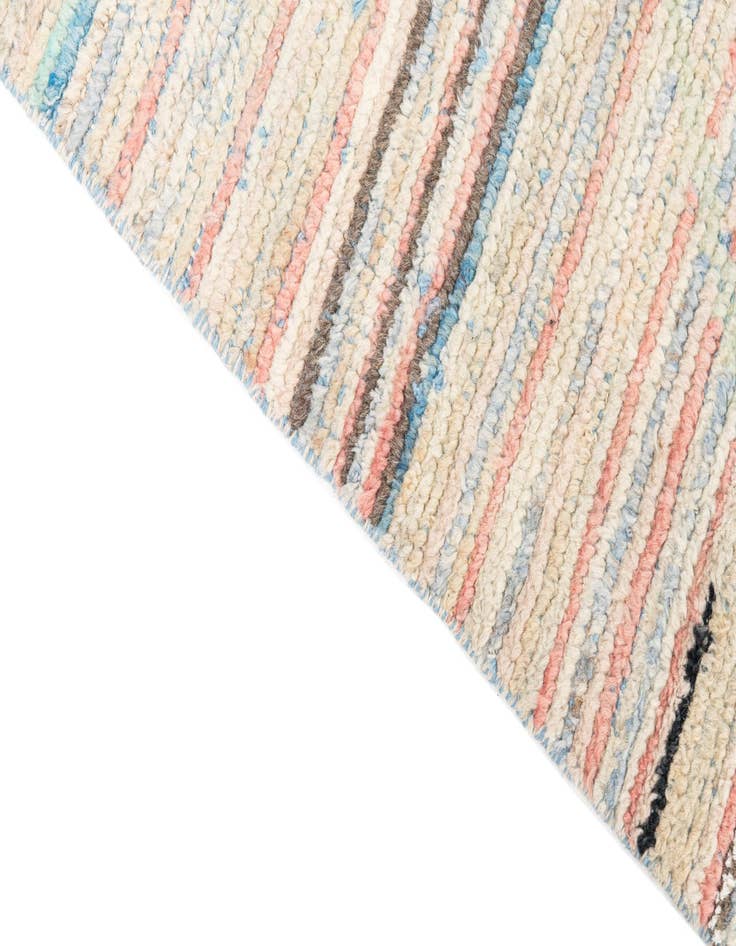 Detail image of  5' 10 x 8' 10  Hand Knotted Moroccan Wool Rug