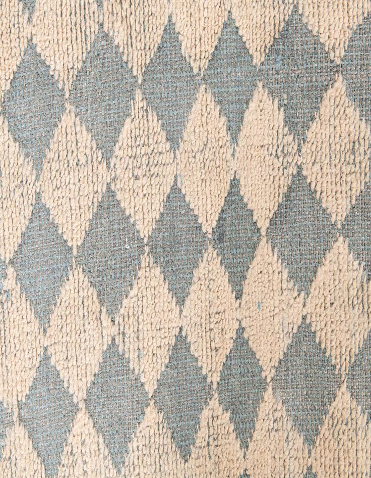 Detail image of  5' 3 x 7'  Hand Knotted Moroccan Wool Rug