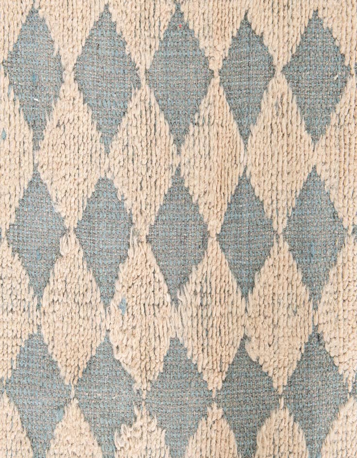 Detail image of  5' 3 x 7'  Hand Knotted Moroccan Wool Rug