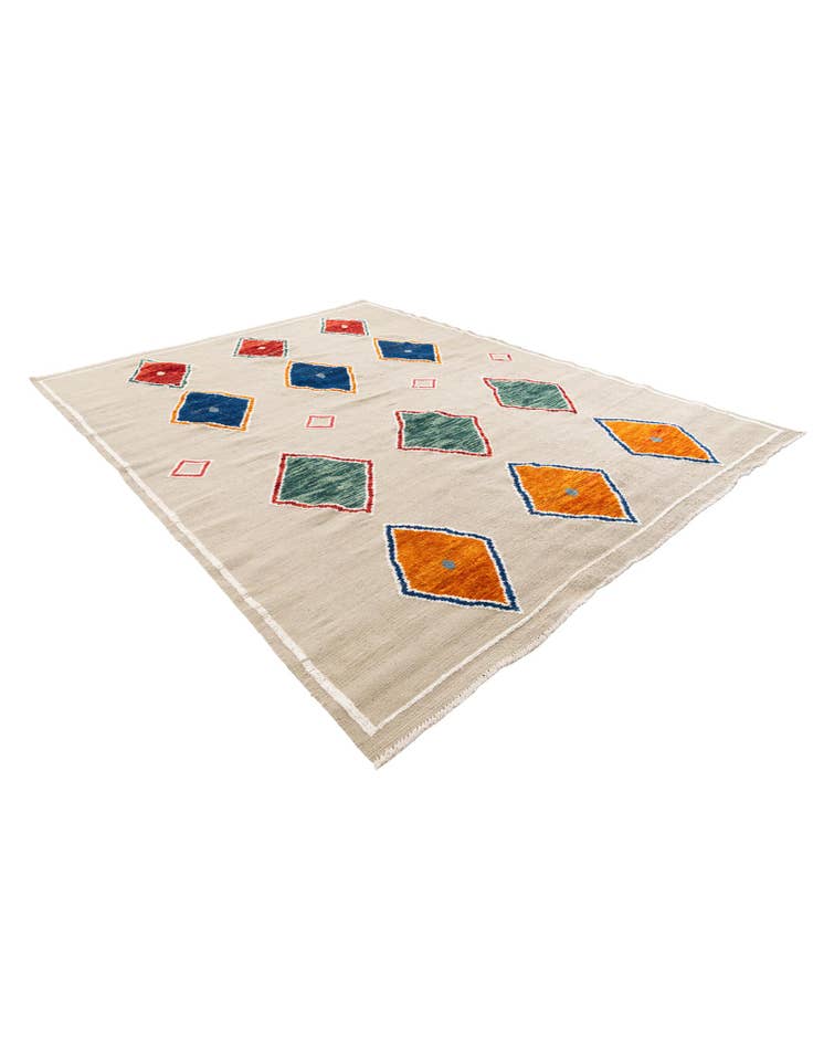 Detail image of  8' 2 x 10' 8  Hand Knotted Moroccan Wool Rug