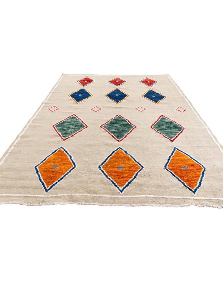 Detail image of  8' 2 x 10' 8  Hand Knotted Moroccan Wool Rug