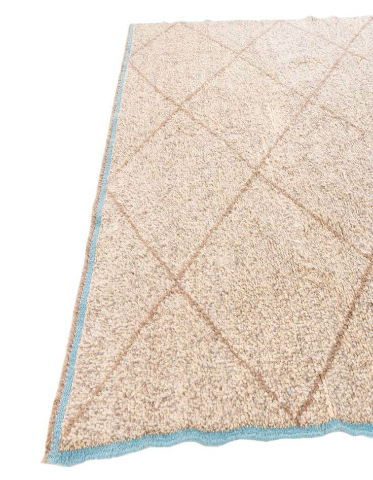 Detail image of  5' 10 x 9' 2  Hand Knotted Moroccan Wool Rug