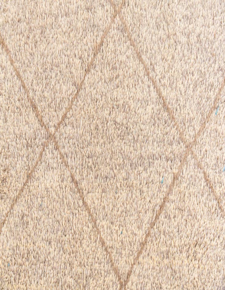 Detail image of  5' 10 x 9' 2  Hand Knotted Moroccan Wool Rug