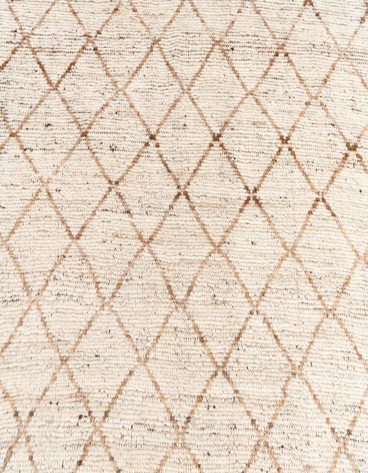 Detail image of  5' 2 x 6' 10  Hand Knotted Moroccan Wool Rug