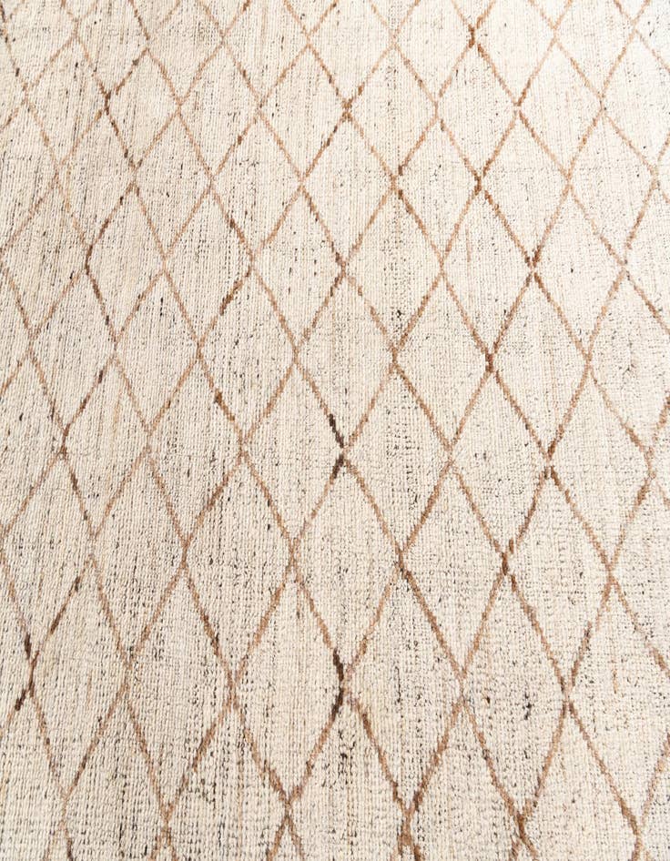 Detail image of  5' 2 x 6' 10  Hand Knotted Moroccan Wool Rug
