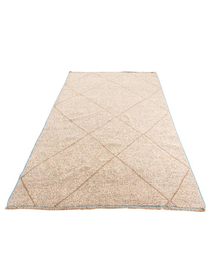 Detail image of  6' 1 x 9' 2  Hand Knotted Moroccan Wool Rug