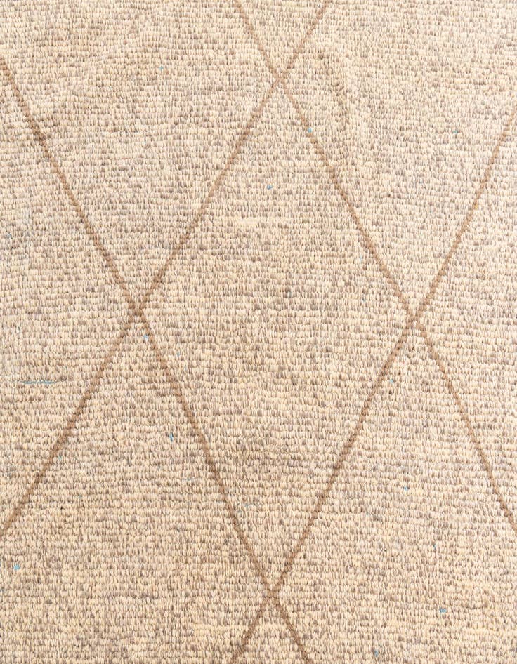 Detail image of  6' 1 x 9' 2  Hand Knotted Moroccan Wool Rug