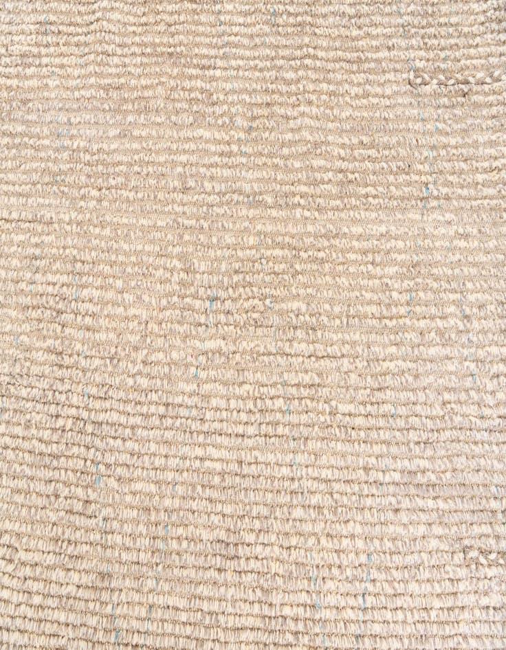 Detail image of  6' 7 x 9'  Hand Knotted Moroccan Wool Rug