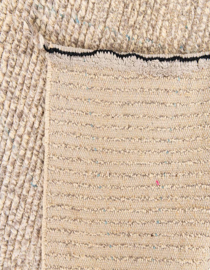 Detail image of  6' 7 x 9'  Hand Knotted Moroccan Wool Rug