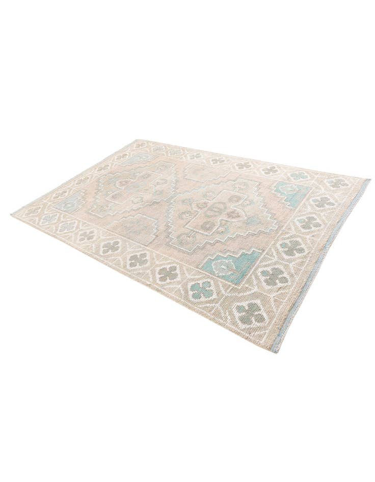 Detail image of  6' x 8' 9  Hand Knotted Moroccan Wool Rug