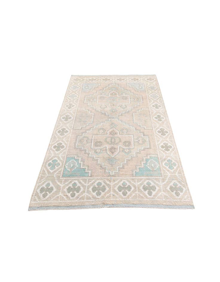 Detail image of  6' x 8' 9  Hand Knotted Moroccan Wool Rug