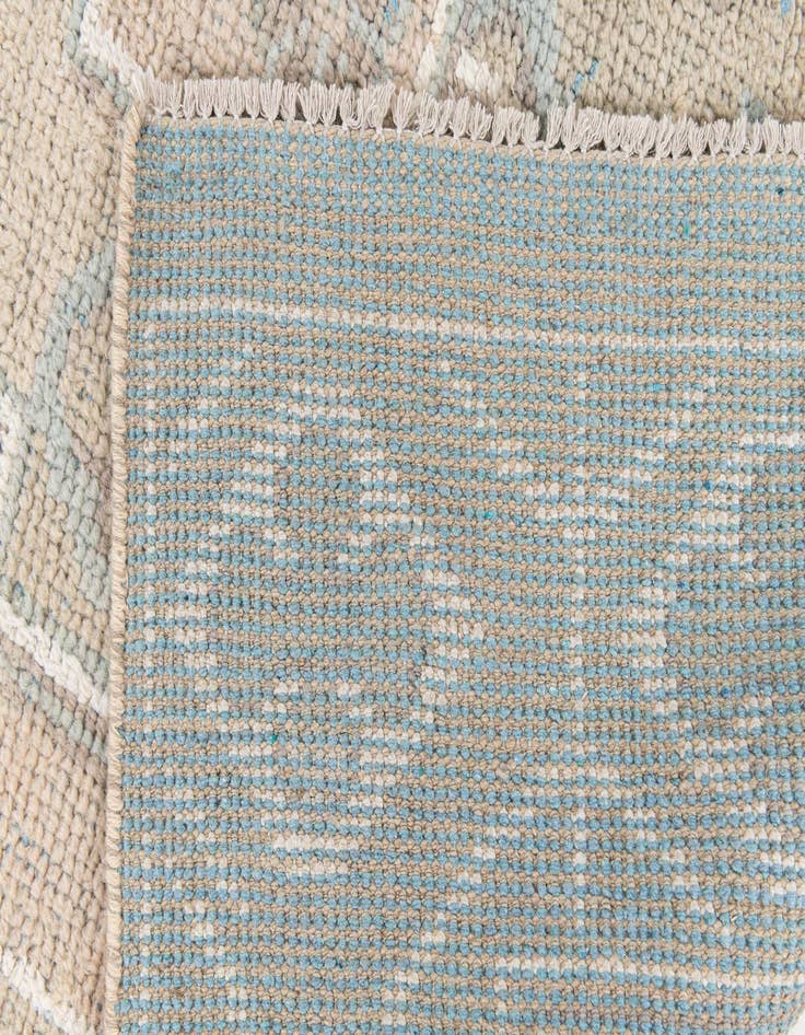 Detail image of  6' x 8' 9  Hand Knotted Moroccan Wool Rug