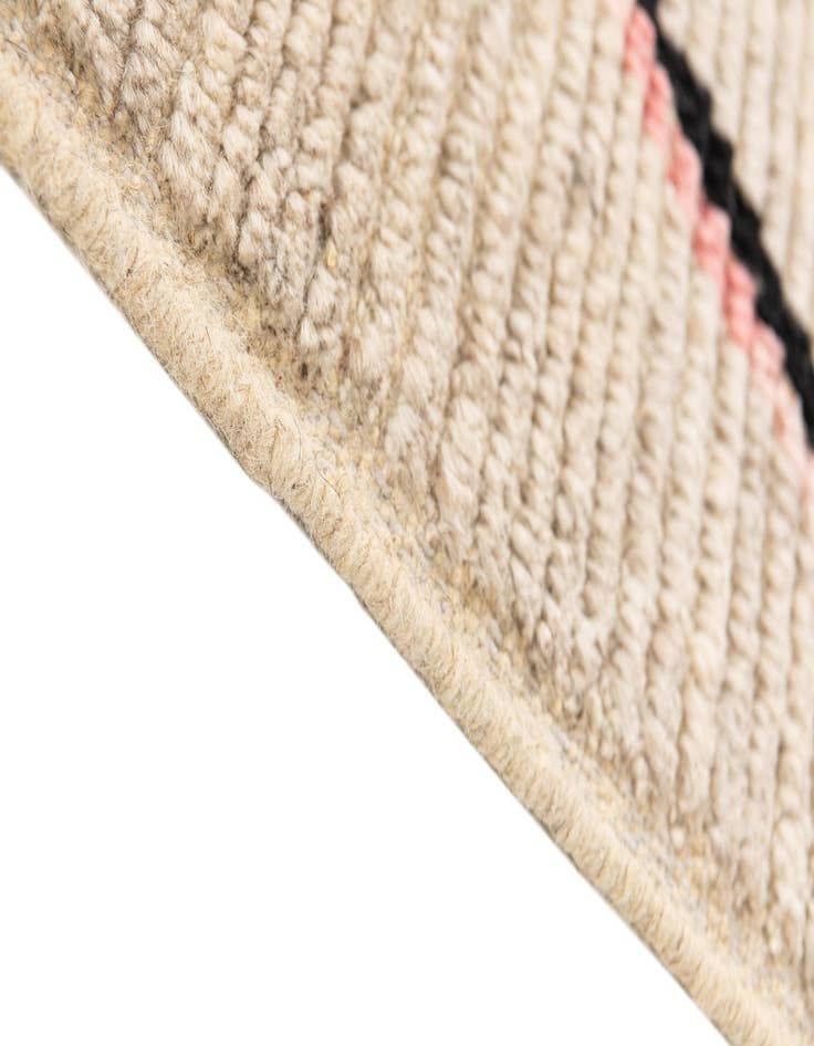 Detail image of  5' 3 x 8' 3  Hand Knotted Moroccan Wool Rug