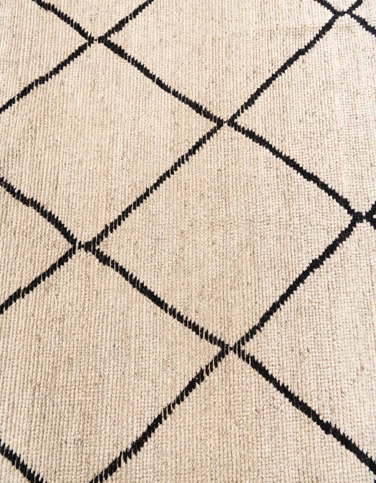 Detail image of  5' 3 x 8' 3  Hand Knotted Moroccan Wool Rug