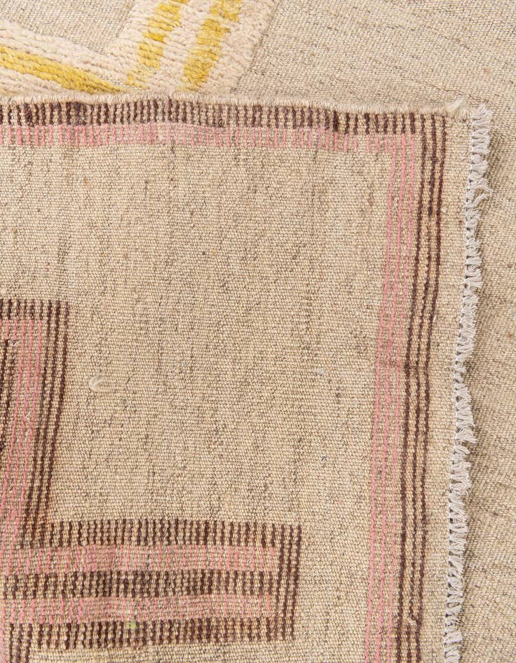 Detail image of  5' 10 x 9' 7  Hand Knotted Moroccan Wool Rug