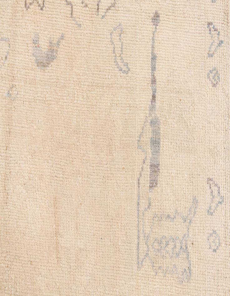 Detail image of  5' 5 x 7' 1  Hand Knotted Moroccan Wool Rug