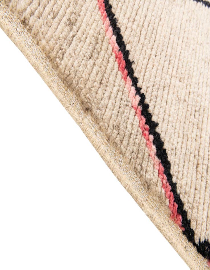 Detail image of  5' 4 x 7' 9  Hand Knotted Moroccan Wool Rug