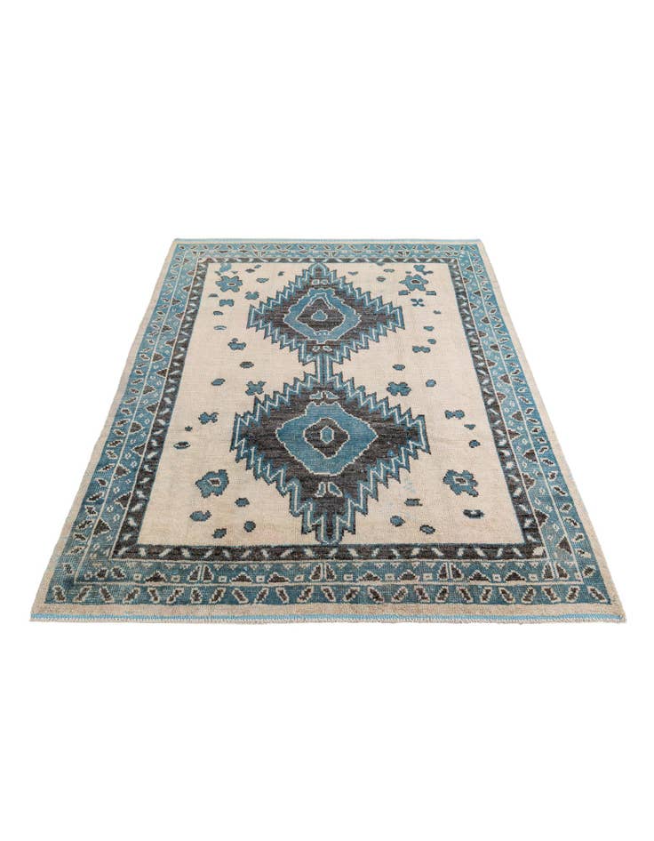 Detail image of  7' 8 x 10' 1  Hand Knotted Moroccan Wool Rug