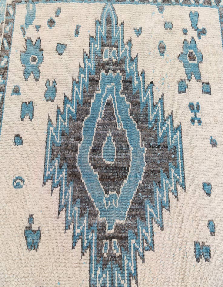 Detail image of  7' 8 x 10' 1  Hand Knotted Moroccan Wool Rug