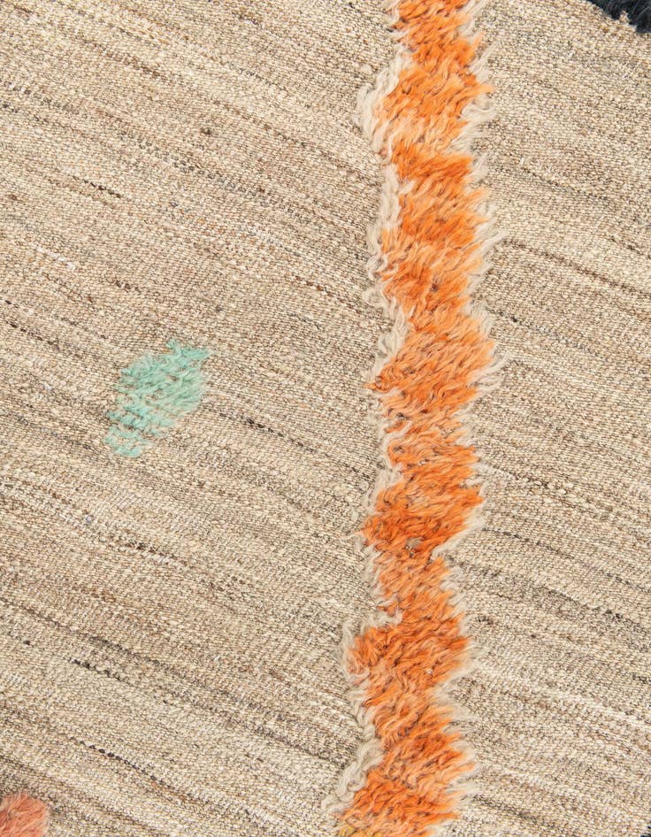 Detail image of  8' 1 x 10' 6  Hand Knotted Moroccan Wool Rug