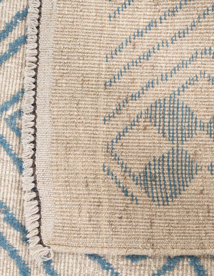 Detail image of  9' 1 x 12' 2  Hand Knotted Moroccan Wool Rug