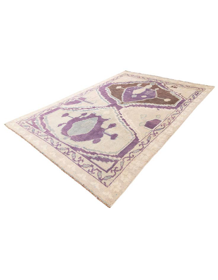 Detail image of  7' 4 x 10' 3  Hand Knotted Moroccan Wool Rug