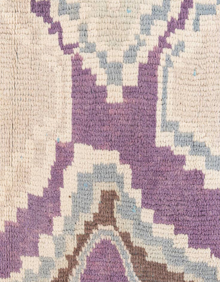 Detail image of  7' 4 x 10' 3  Hand Knotted Moroccan Wool Rug