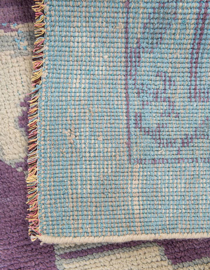 Detail image of  7' 4 x 10' 3  Hand Knotted Moroccan Wool Rug