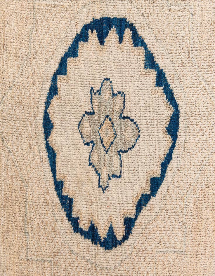Detail image of  9' 1 x 12' 3  Hand Knotted Moroccan Wool Rug