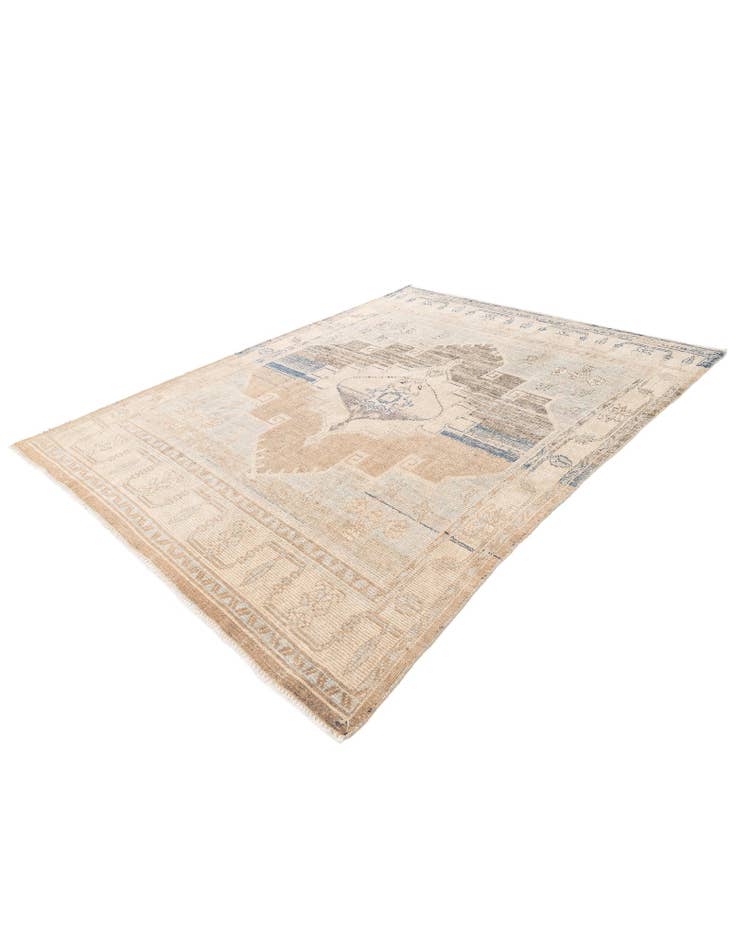 Detail image of  7' 9 x 10' 2  Hand Knotted Moroccan Wool Rug