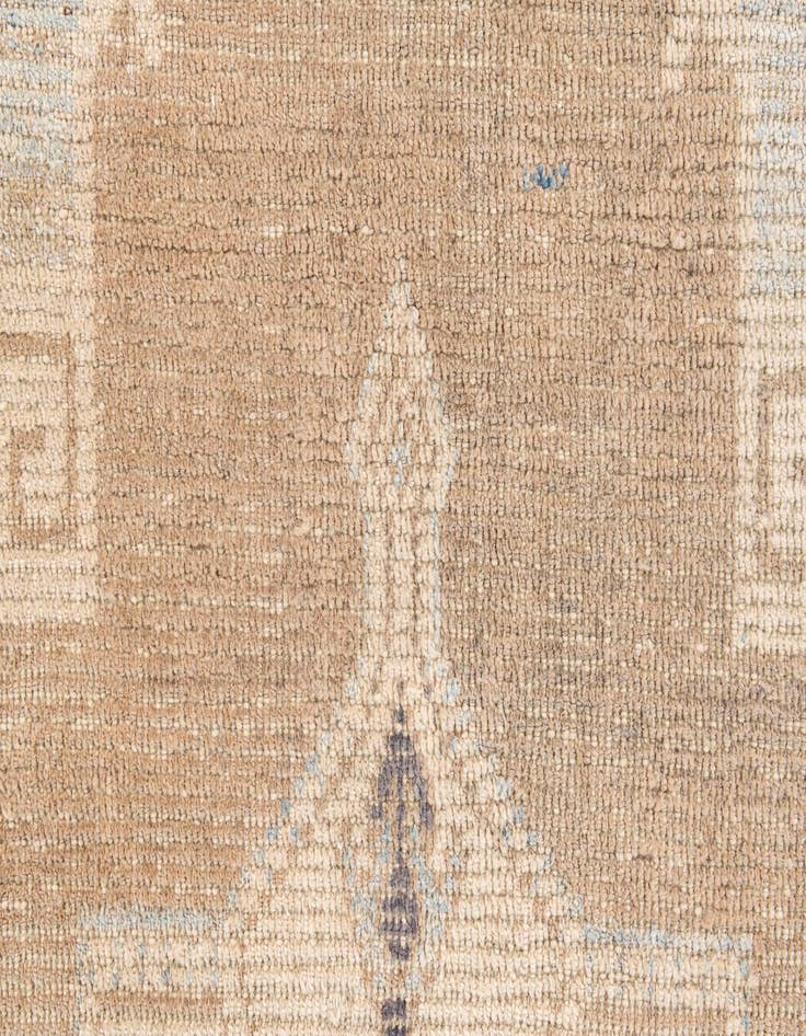 Detail image of  7' 9 x 10' 2  Hand Knotted Moroccan Wool Rug