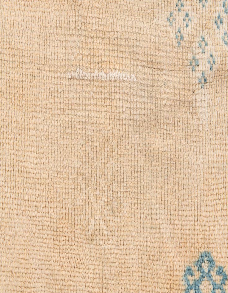 Detail image of  5' 2 x 8'  Hand Knotted Moroccan Wool Rug