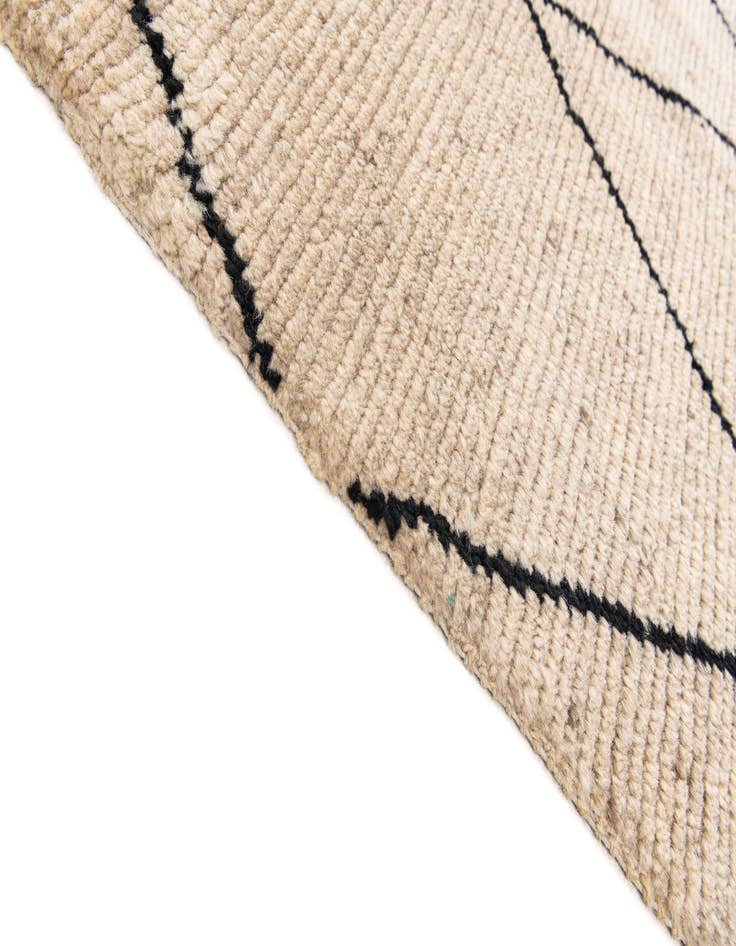 Detail image of  8' 1 x 10'  Hand Knotted Moroccan Wool Rug