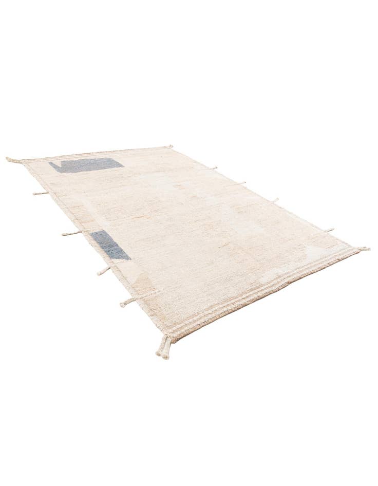 Detail image of  5' 2 x 7' 6  Hand Knotted Moroccan Wool Rug